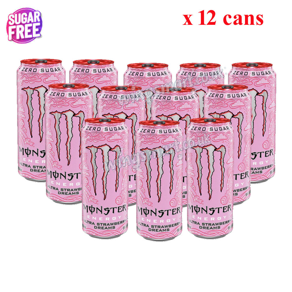 Monster Energy Drink 473ml – Electric Blue, Dreamsicle, Viking Berry, Guava & Java Irish Creme