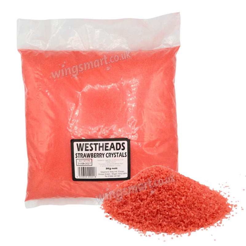 Westheads Assorted Flavoured Sugar Crystals 3kg Bulk Pack
