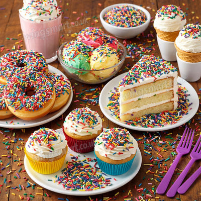 Westheads Deluxe Sugar Strands 3kg Bulk Bag – Vibrant Dessert & Baking Topping