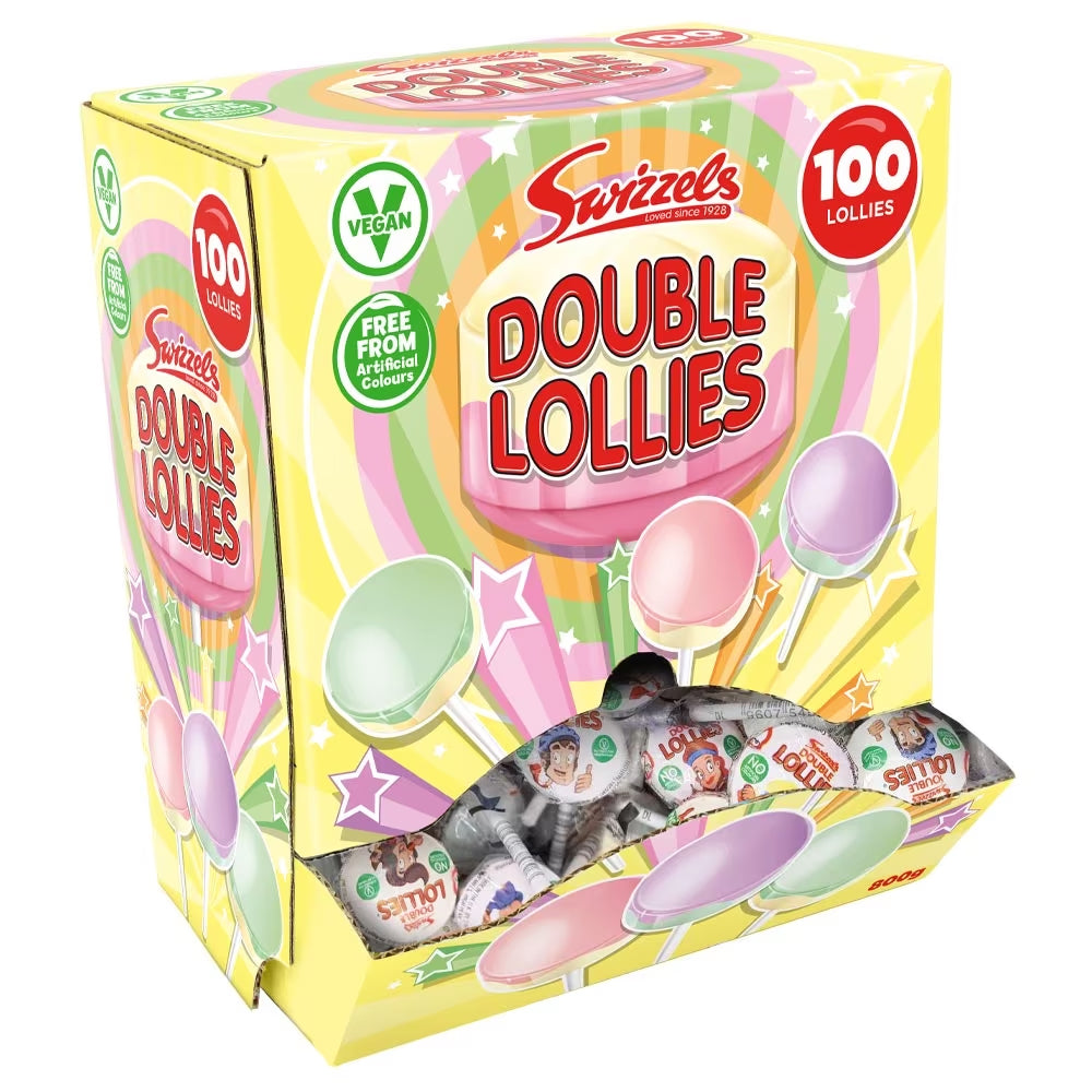 Swizzels Double Lollies 8g (Pack of 100)