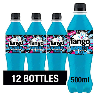 Tango Blast Raspberry Soft Drink with Sweeteners 12 x 500ml