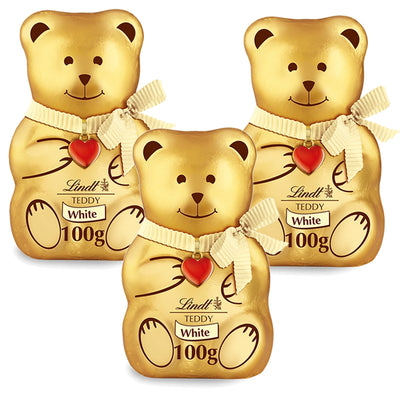 Lindt Teddy Christmas White Chocolate 100g