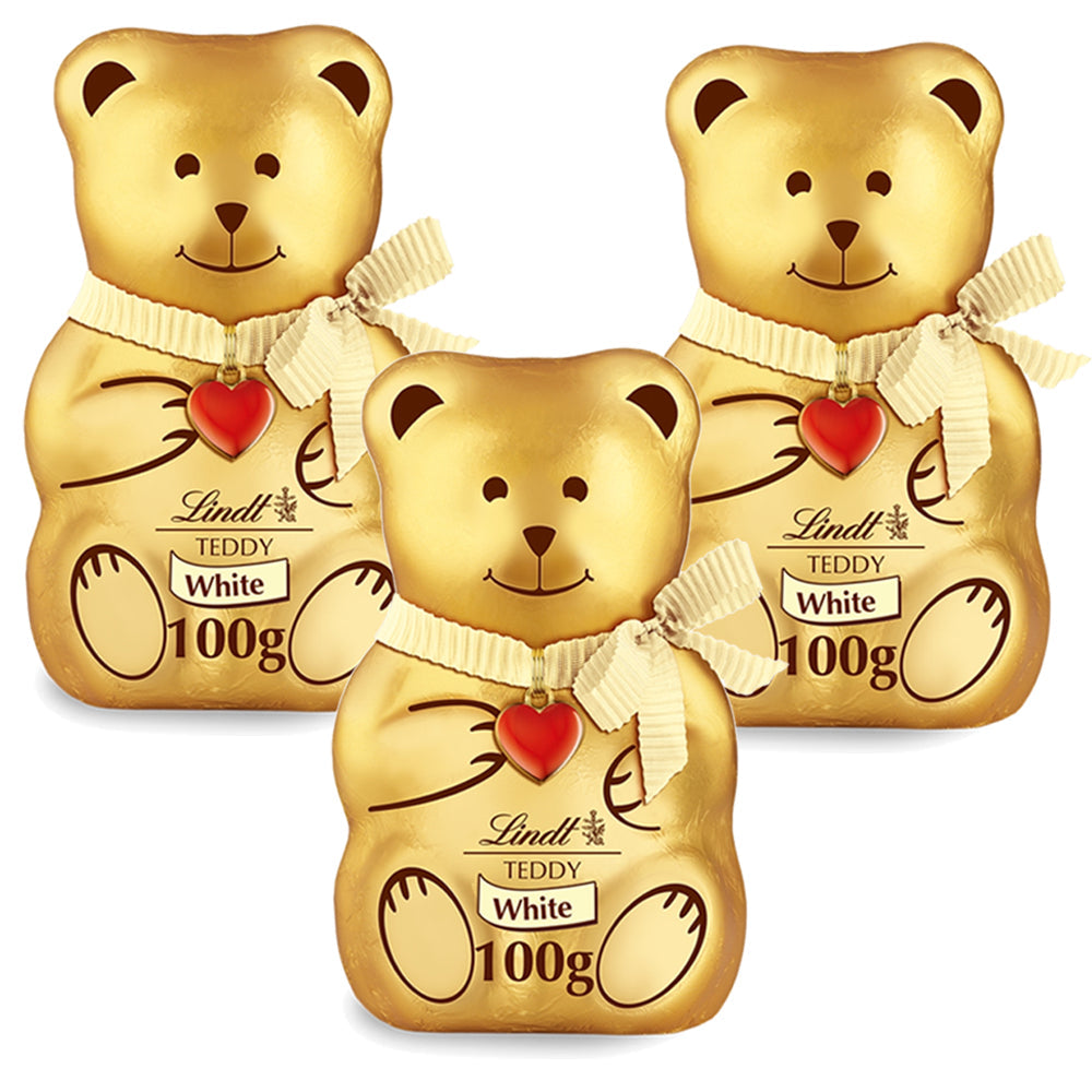 Lindt Teddy Christmas White Chocolate 100g (02,03 & 05)