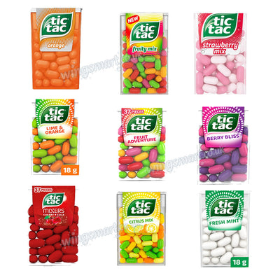 Tic Tac 18g Assorted Flavours Random Mixed Pack Mini Mints