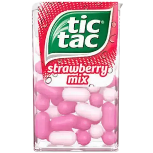 Tic Tac Strawberry Mix 18g -  24 Packs