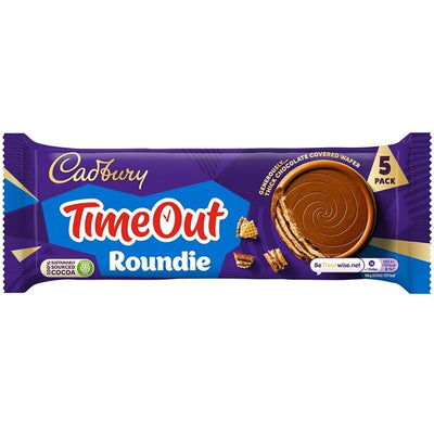 Cadbury Time Out 5 Roundie 150g (Pack of 10)