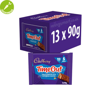 Cadbury Timeout 5 Pack Multipack 90g x 13 packs (full box)