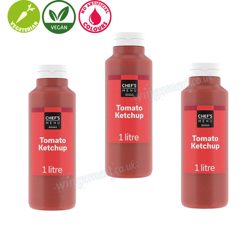 Tomato Ketchup Chef’s Menu 1L Classic Rich Tomato Sauce