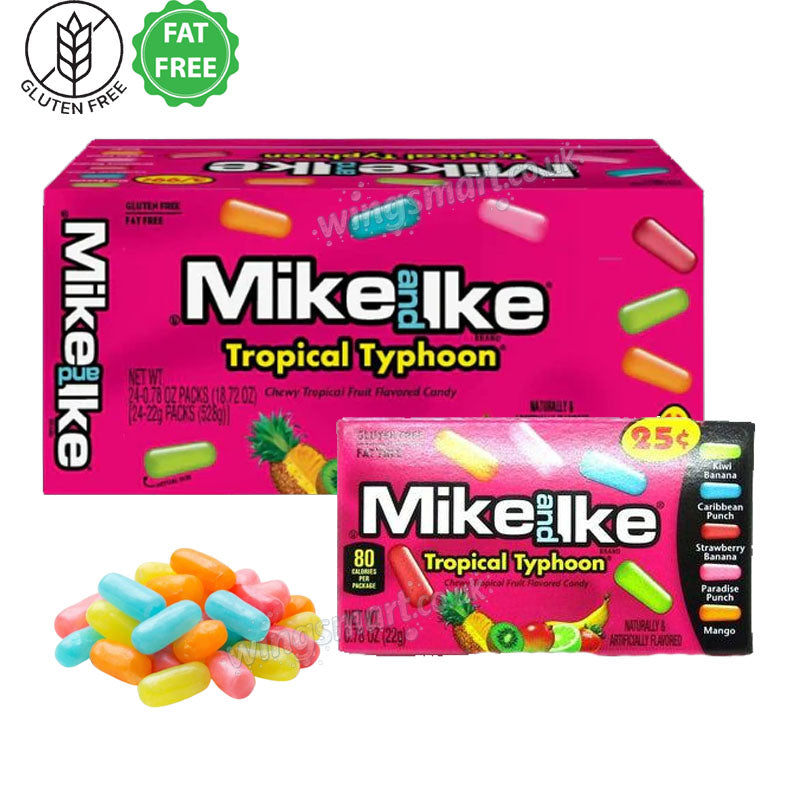 Mike & Ike Tropical Typhoon 22g (Box of 24)