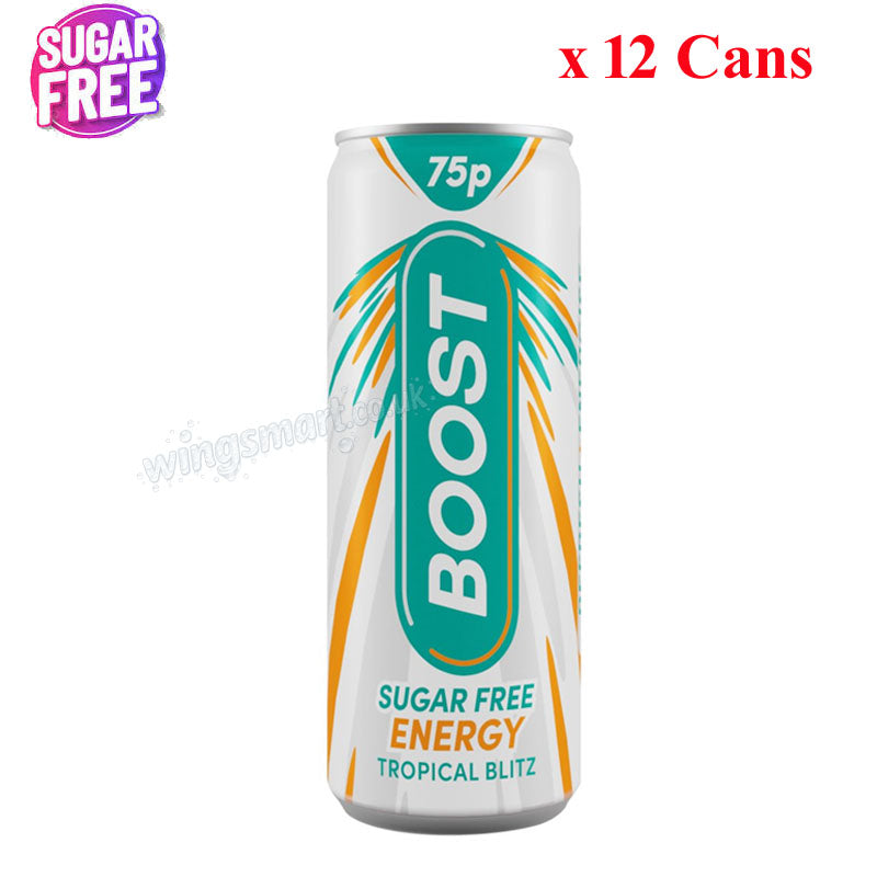 Boost 250ml Energy Drinks Mixed Case PMP – Regular & Sugar Free Options