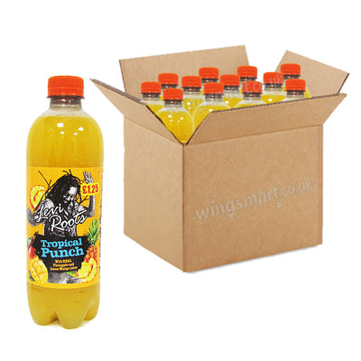 Levi Roots Tropical & Caribbean Flavoured Drinks Selection 500ml (Box of 12 bottles)