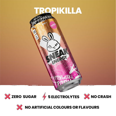 Sneak Energy Tropikilla 12 x 500ml Cans