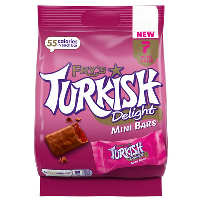 Fry's Turkish Delight Mini Bars 105g (Pack of 8)