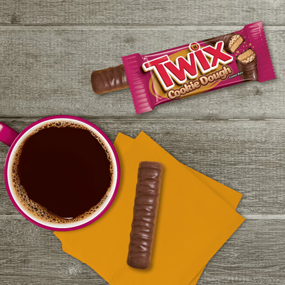 Twix Cookie Dough Cookie Bars 38.6g (Box Of 20)