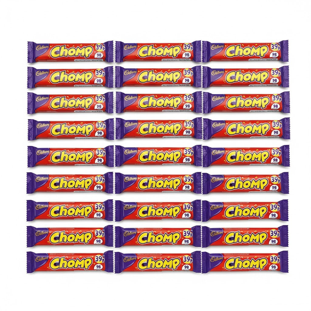 Cadbury Chomp Chocolate Bar 21g (30 x Bars)