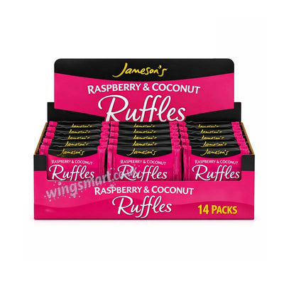 Jameson's Raspberry & Coconut Ruffles 5 Pack 130g (7 or 14 packs)