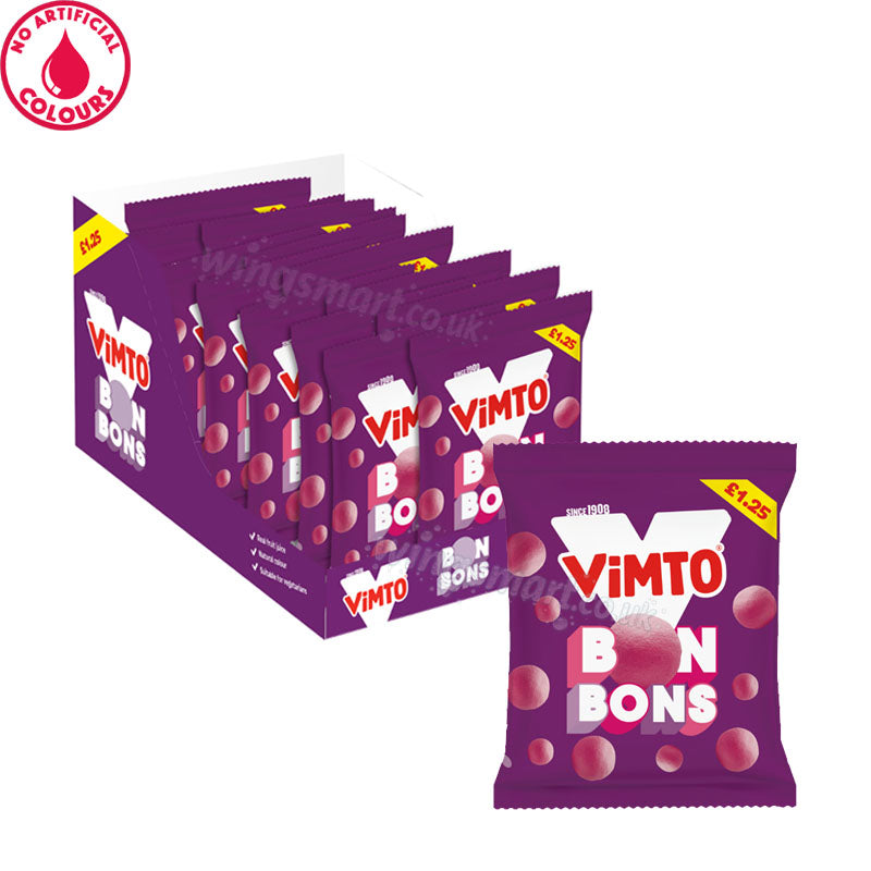 Vimto Bons Bons Bag 120g PMP (Box of 12 packs)