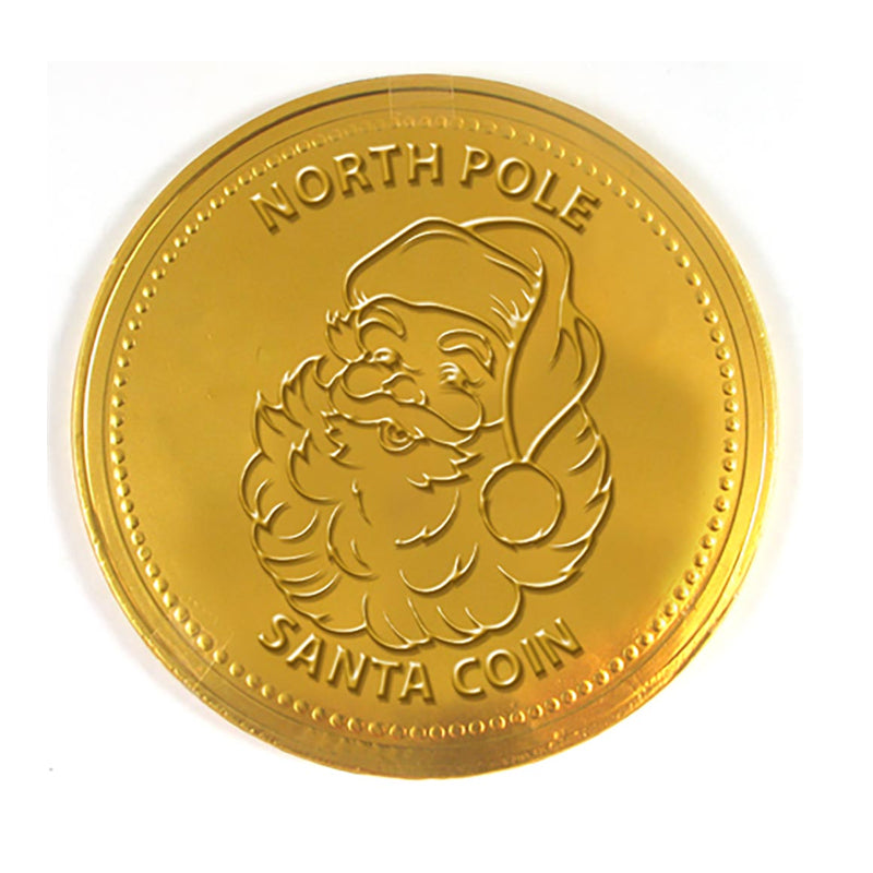 Bonds Giant Gold Santa Coin 50g – Festive Milk Chocolate Treat