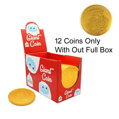 Bonds Giant Gold Santa Coin 50g – Festive Milk Chocolate Treat