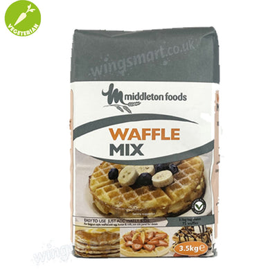 Middleton Foods Waffle Mix 3.5kg – Professional Quality Easy Waffle Baking Mix