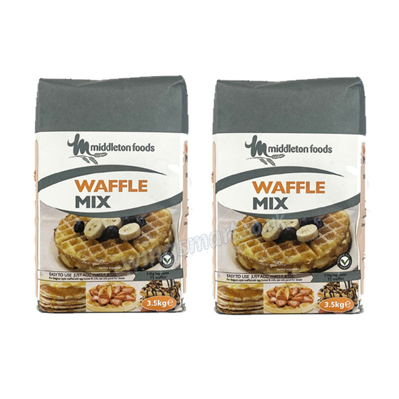 Middleton Foods Waffle Mix 3.5kg – Professional Quality Easy Waffle Baking Mix