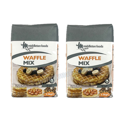 Middleton Foods Waffle Mix 3.5kg – Professional Quality Easy Waffle Baking Mix