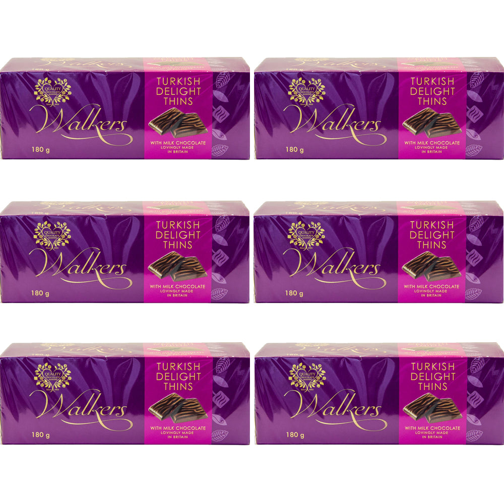 Walkers After Dinner Turkish Delight Thins 180g