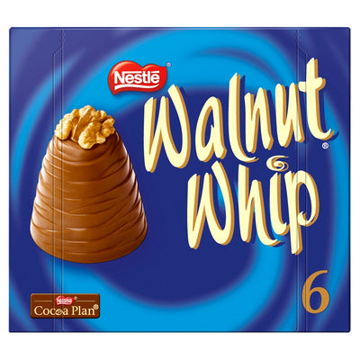 Walnut Whip Milk Chocolate 30g Multipack of 6 (Box of 10)