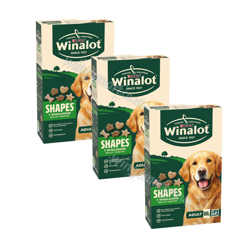 WINALOT Shapes Dog Biscuits 800g Wholesome Variety Dog Treats