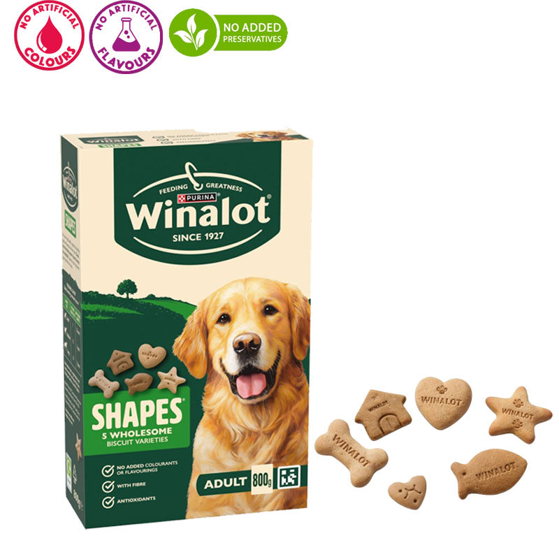 WINALOT Shapes Dog Biscuits 800g Wholesome Variety Dog Treats