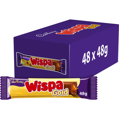 Cadbury Wispa Gold Chocolate Bar 47g (Box of 48)