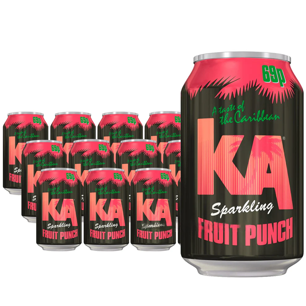 KA Sparkling Fruit Punch 330ml PMP (12 & 24 Cans)