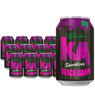 KA Sparkling Black Grape 330ml (12 & 24 Cans)