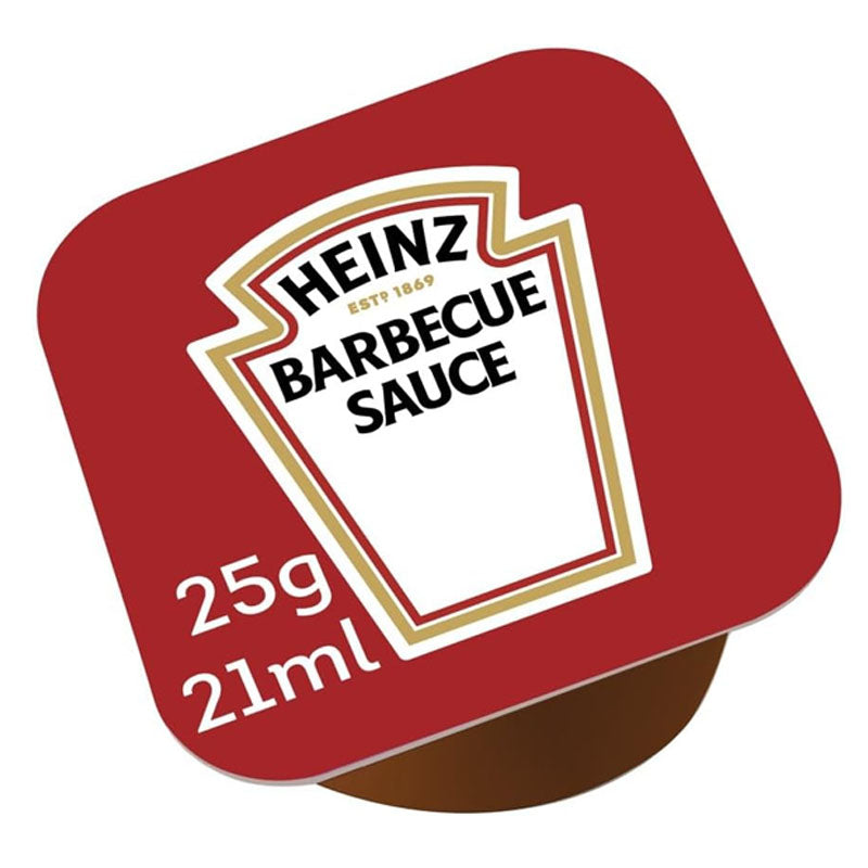 Heinz Barbecue Sauce 25g x 100 Cups Smokey & Sweet BBQ Dip Portion Cups