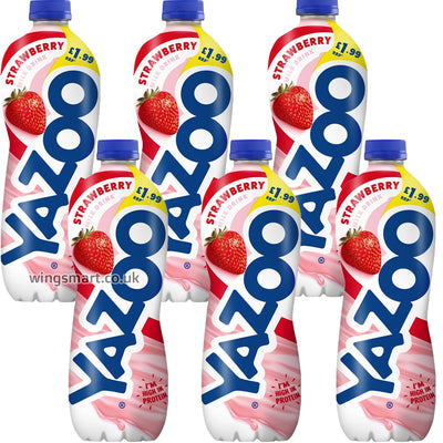 Yazoo Strawberry Milk Drink 1L (Pack of 6)