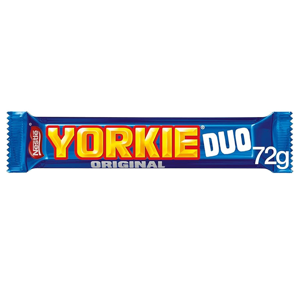 Yorkie Milk Chocolate Duo Bar 72g (Box of 24)