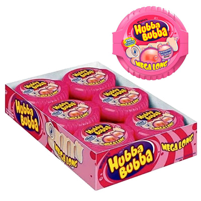 Hubba Bubba Fancy Fruit Bubblegum Mega Long Tape 12 x 56g - WingsMart