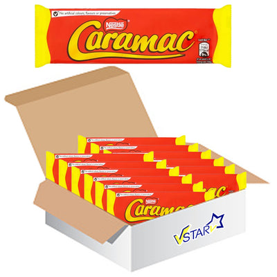 Caramac Caramel Chocolate Bar 48 x 30g - Full Box - WingsMart