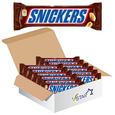 Snickers Chocolate Bar 24 x 50g - Full Box - WingsMart