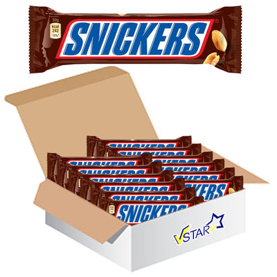 Snickers Chocolate Bars 48 x 48g - Full Box - WingsMart