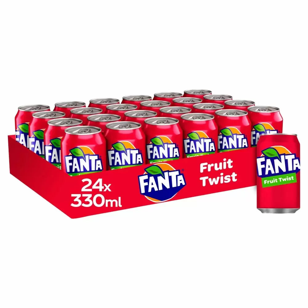 Fanta Fruit Twist Cans 24 x 330ml - WingsMart